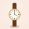 Classic Leather Strap Watch